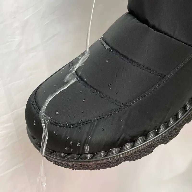 Bottes de Neige Imperméables en Peluche | Chaleur et Confort en Hiver