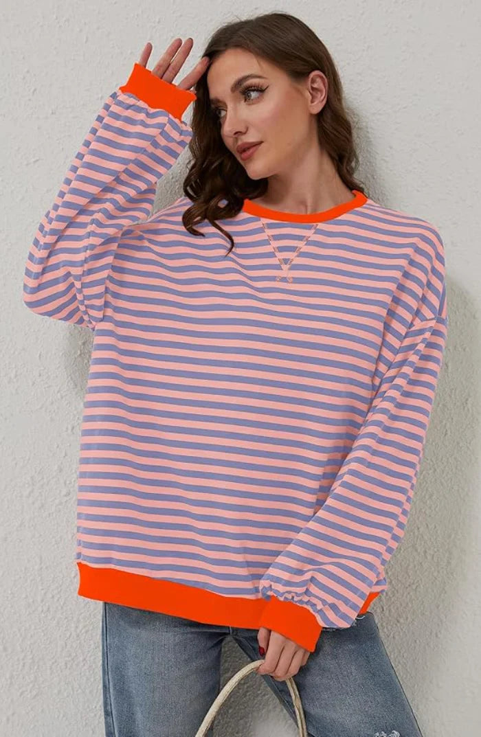 Charlotte™ - Pull oversize à rayures