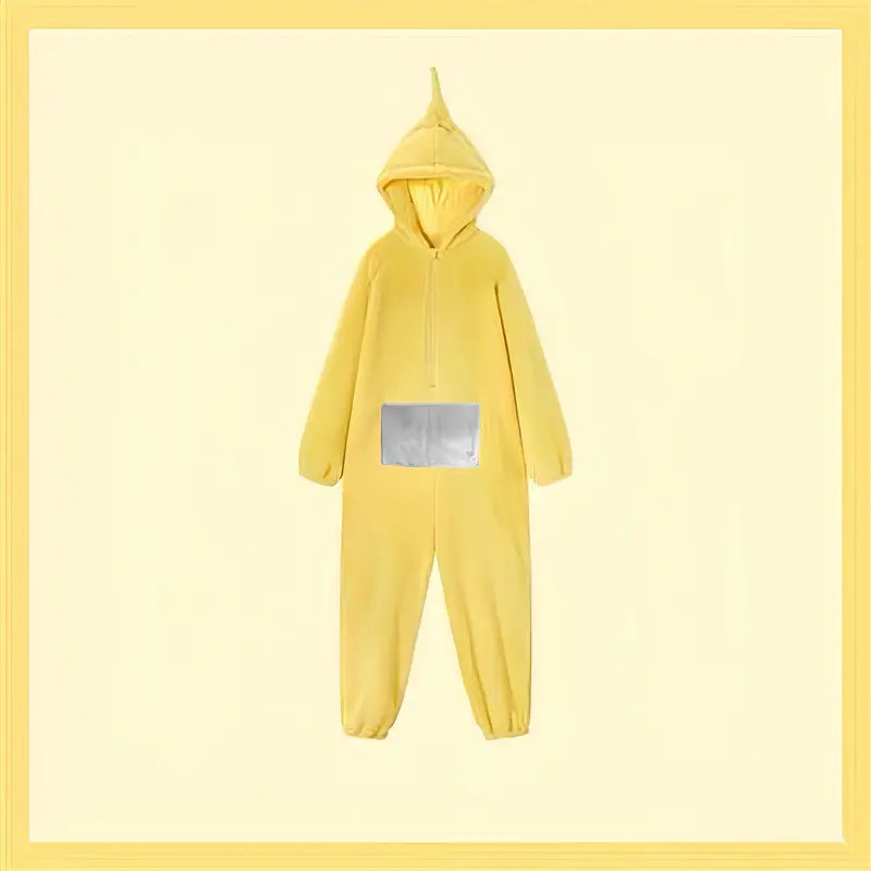 Combinaison Pyjama Teletubbies en Flanelle – Confort, Chaleur et Fun Assuré