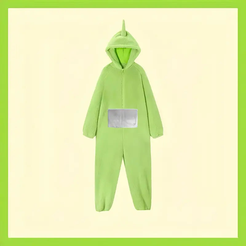 Combinaison Pyjama Teletubbies en Flanelle – Confort, Chaleur et Fun Assuré