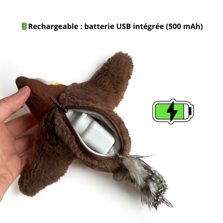 Oiseau Magique Rechargeable avec Herbe à chat