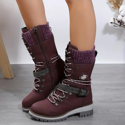 Bottes d’Hiver Mi-Mollet – Confort & Style Parfait